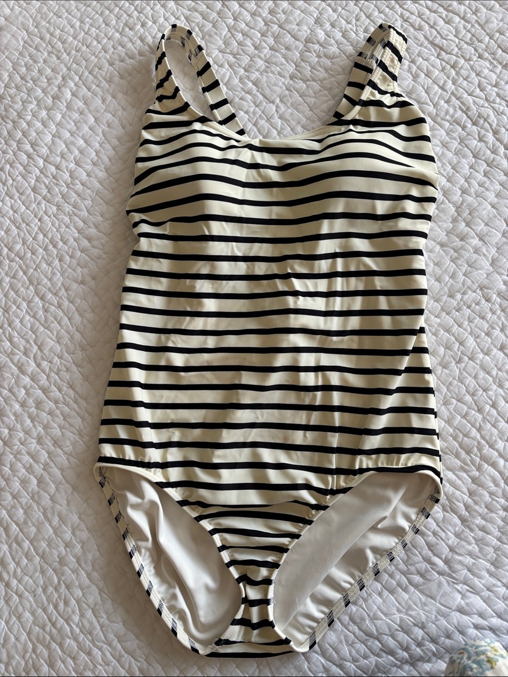 Lands End Tugless X-Back Swimsuit 18 Long Torso